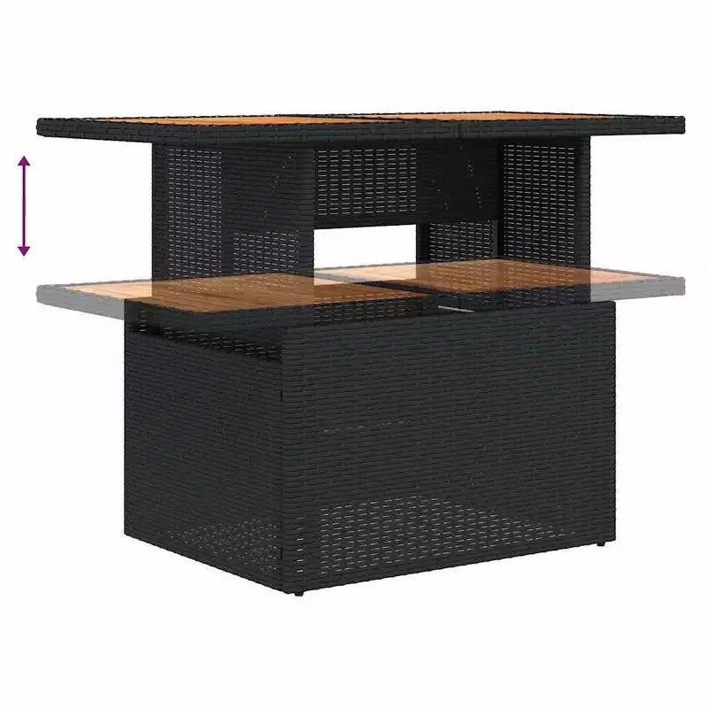 vidaXL Salon de jardin moderne avec coussins de diverses couleurs