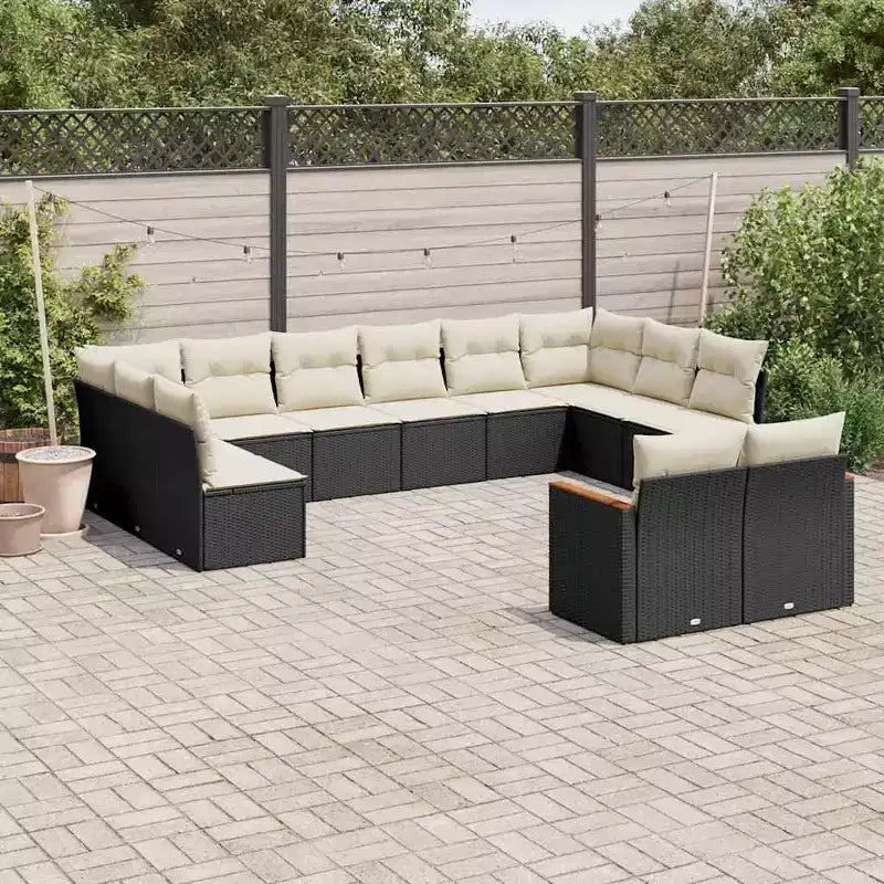 vidaXL Salon de jardin avec coussins en plusieurs coloris