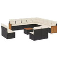 vidaXL Garden Sofa Set with Cushions in Multiple Colors and a Modern Design