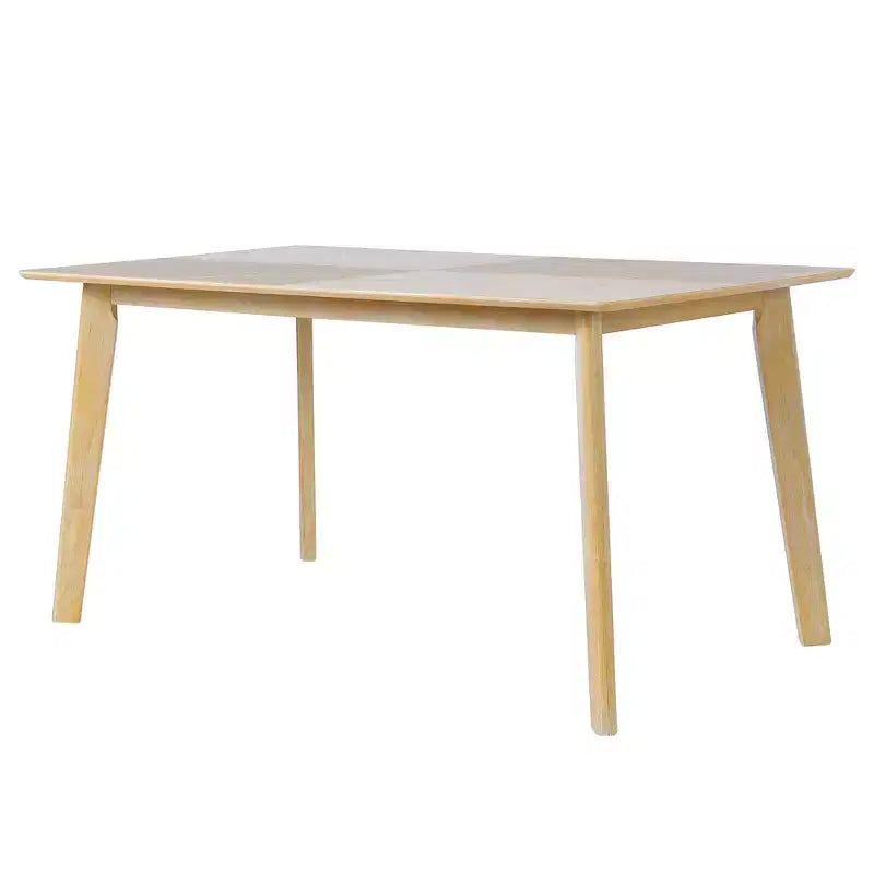 Ensemble de salle à manger rustique de 6 pièces avec table, 4 chaises et banc, pour 6 personnes, montage facile