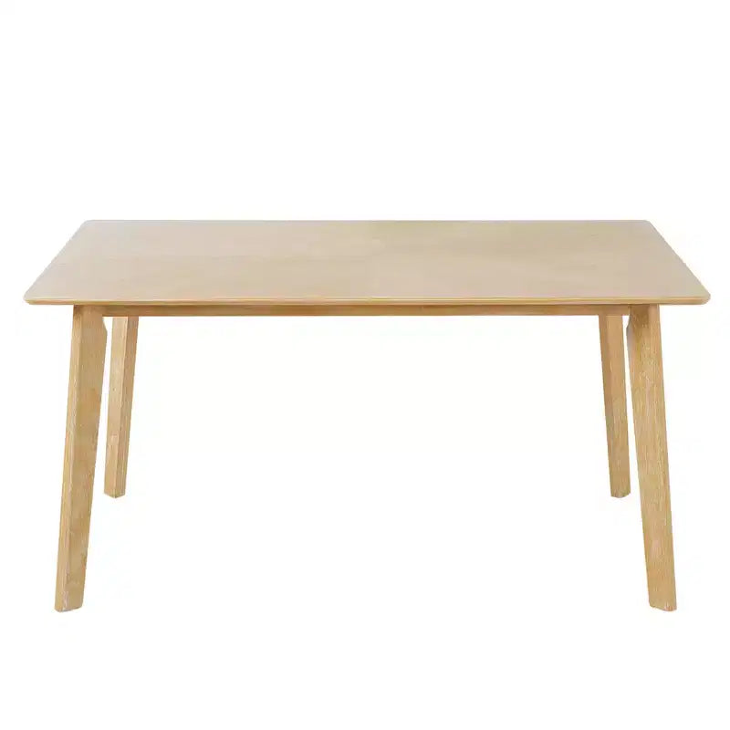 Ensemble de salle à manger rustique de 6 pièces avec table, 4 chaises et banc, pour 6 personnes, montage facile