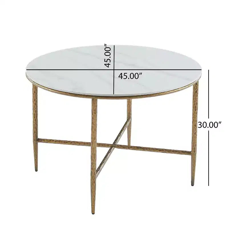 Christopher Knight Home Valeska, ensemble de 5 pièces : table à manger en pierre frittée forgée à la main, style industriel de luxe, avec chaises de salle à manger rembourrées.