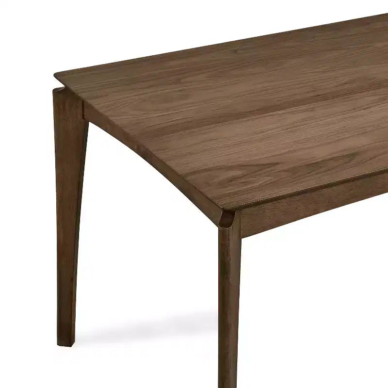 Ensemble de salle à manger 7 pièces Christopher Knight Home Linnea en bois d'hévéa rustique et tissu