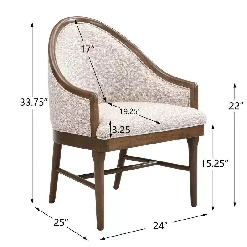 Christopher Knight Home Thiago, ensemble de salle à manger moderne 5 pièces en bois d'hévéa, avec dossier incurvé et table ovale
