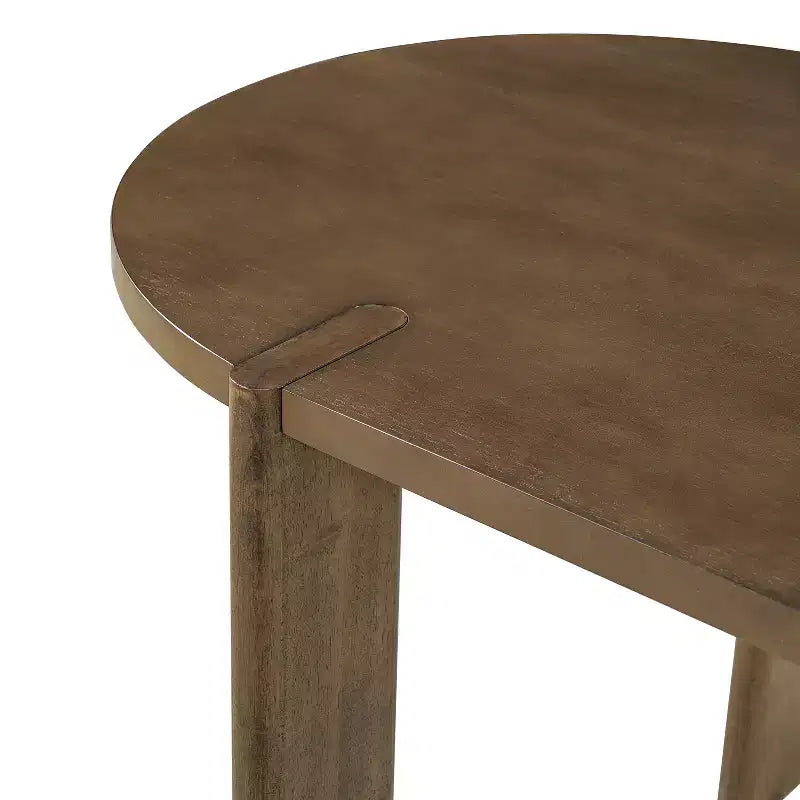 Christopher Knight Home Thiago, ensemble de salle à manger moderne 5 pièces en bois d'hévéa, avec dossier incurvé et table ovale