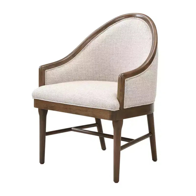 Christopher Knight Home Thiago, ensemble de salle à manger moderne 5 pièces en bois d'hévéa, avec dossier incurvé et table ovale