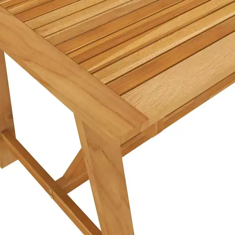 vidaXL Ensemble de salle à manger Bois d'acacia massif Moyen Ergonomique