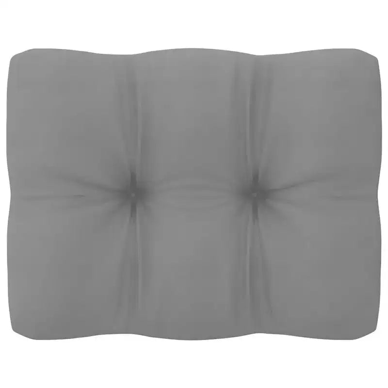 vidaXL Salon de jardin gris Bois de pin massif Ensemble de 7 pièces Modulable