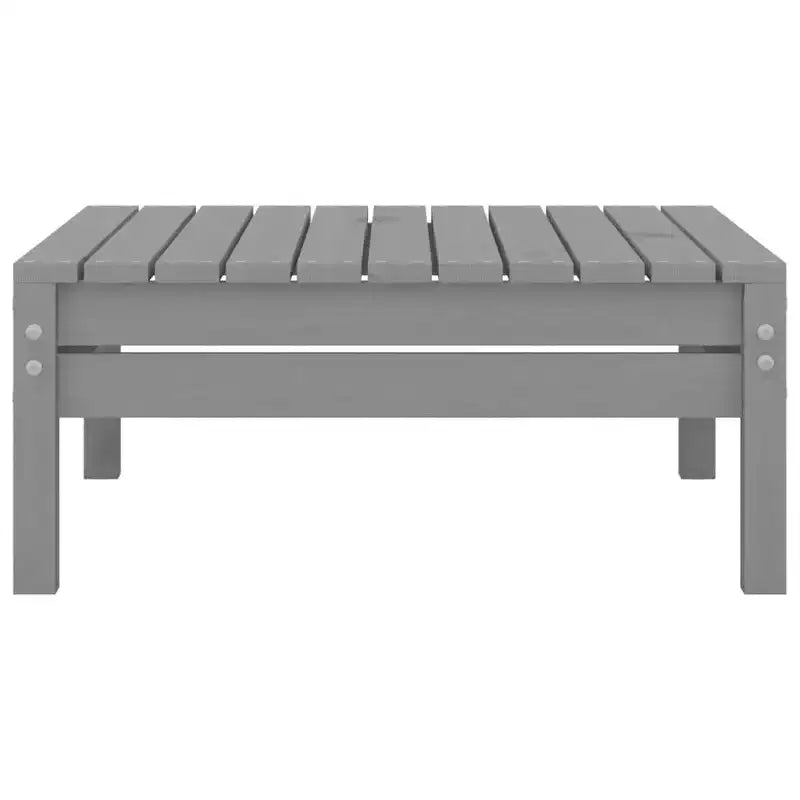 vidaXL Ensemble de jardin modulable en pin massif gris
