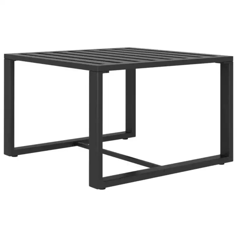vidaXL Salon de jardin anthracite aluminium, 100% polyester Grand