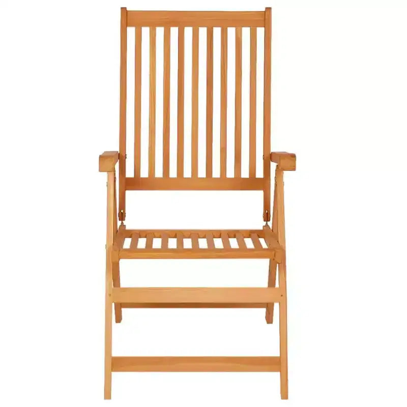 vidaXL Salon de jardin Teck finement poncé marron chaud Ensemble de 7 pièces