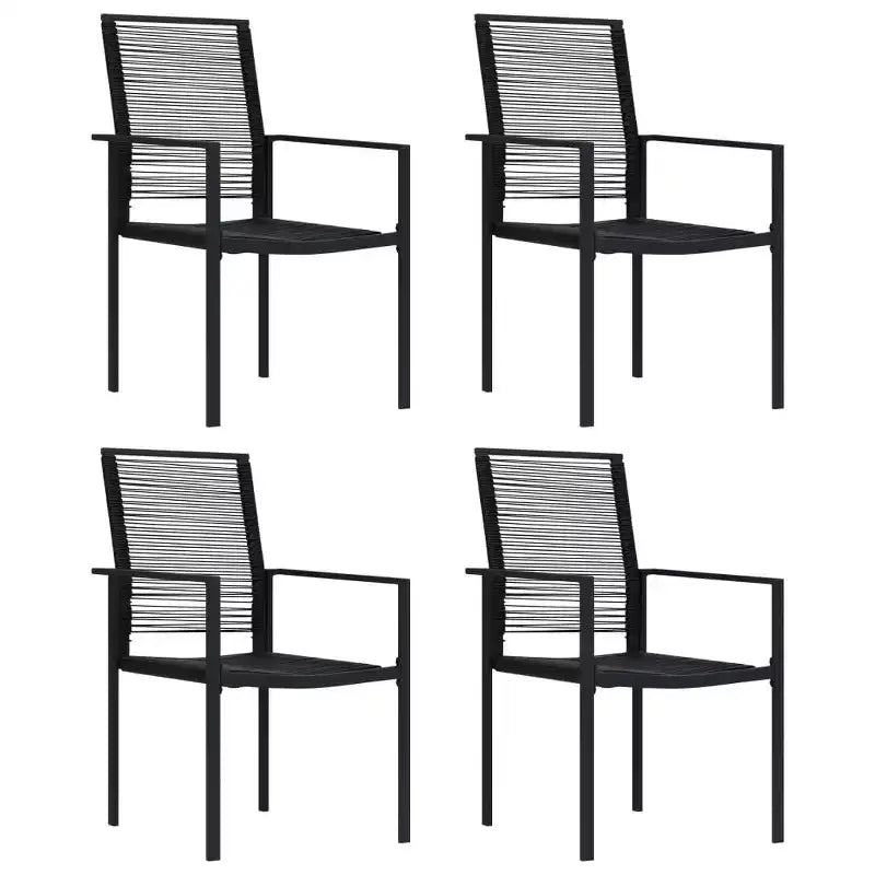 vidaXL Ensemble de salle à manger Noir Verre Standard Durable