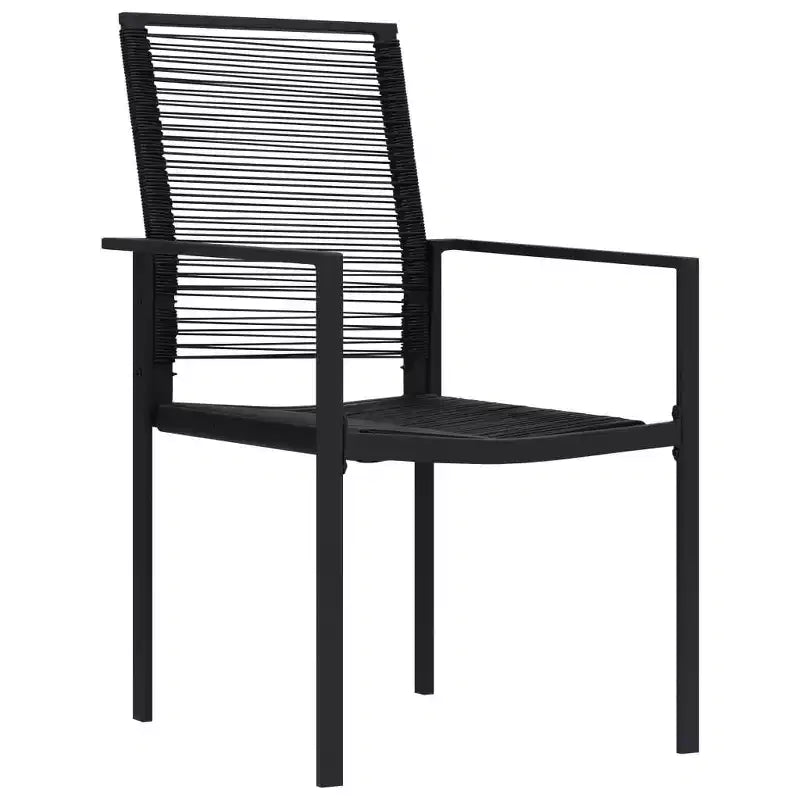 vidaXL Ensemble de salle à manger Noir Verre Standard Durable