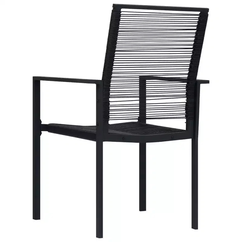 vidaXL Ensemble de salle à manger Noir Verre Standard Durable