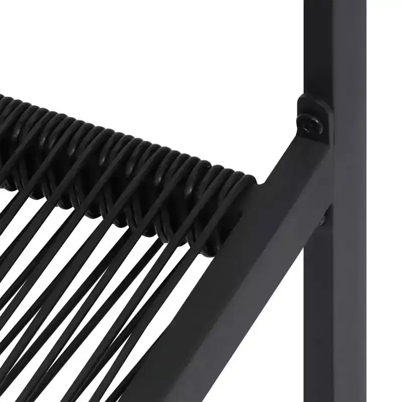 vidaXL Ensemble de salle à manger Noir Verre Standard Durable