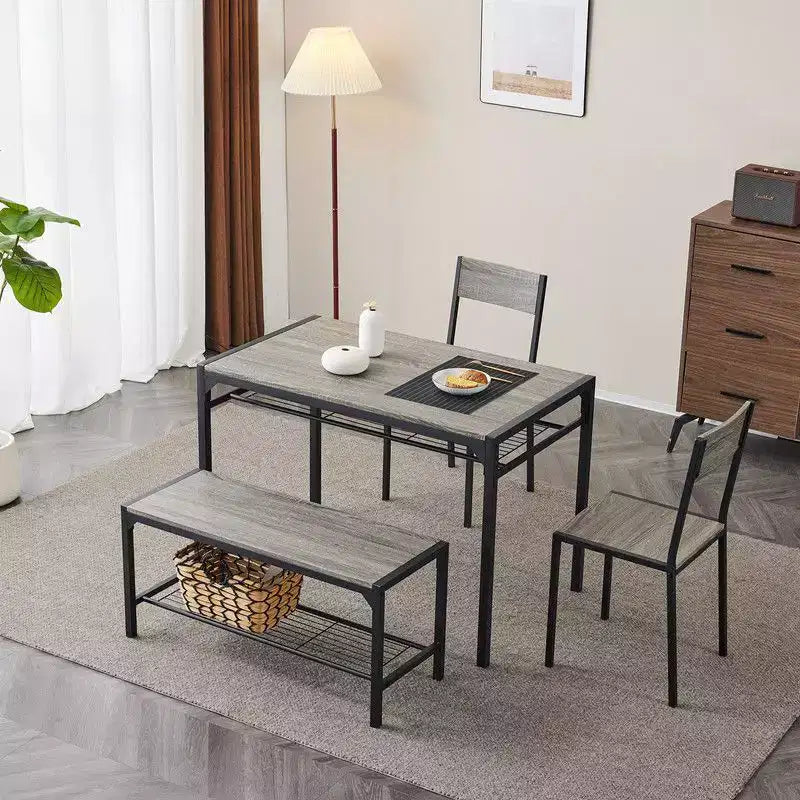 Bryleah 4 - Ensemble de salle à manger à quatre pieds pour quatre personnes