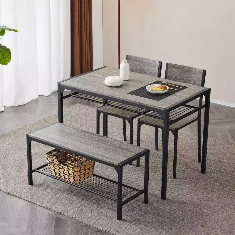 Bryleah 4 - Ensemble de salle à manger à quatre pieds pour quatre personnes