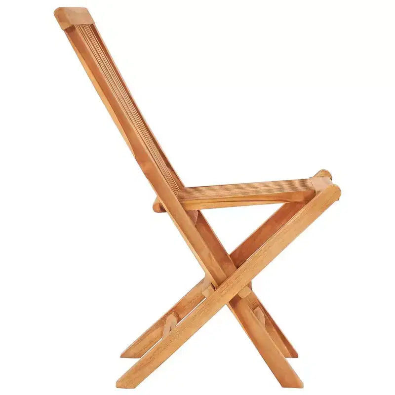 vidaXL Salon de jardin Teck naturel Bois de teck massif 5 pièces