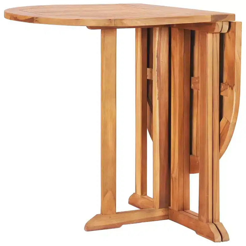 vidaXL Salon de jardin Teck naturel Bois de teck massif 5 pièces