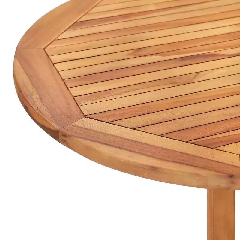 vidaXL Salon de jardin Teck naturel Bois de teck massif 5 pièces