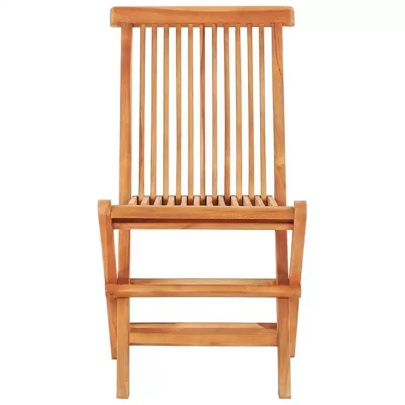 vidaXL Salon de jardin Teck naturel Bois de teck massif 5 pièces