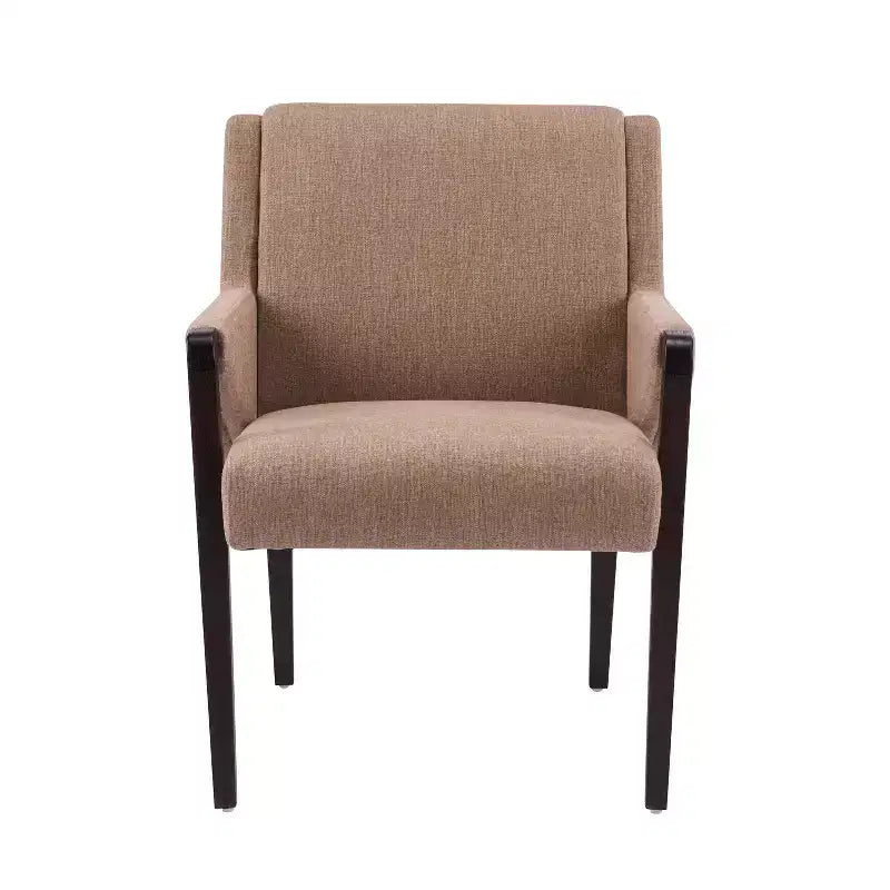 Christopher Knight Home Harish Ensemble de salle à manger moderne 7 pièces en bois d'hévéa rembourré en lin avec table rectangulaire