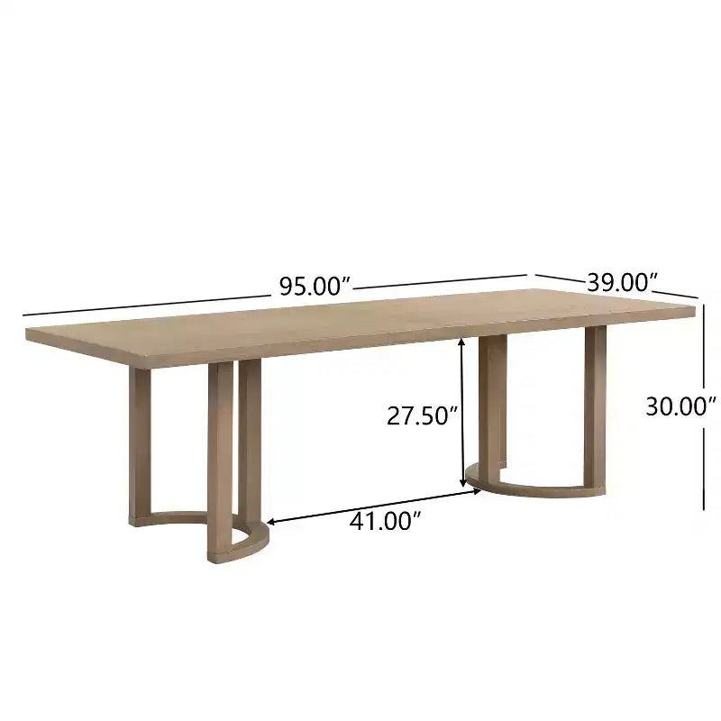 Christopher Knight Home Harish Ensemble de salle à manger moderne 7 pièces en bois d'hévéa rembourré en lin avec table rectangulaire