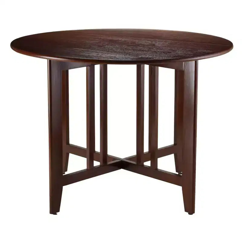 Ensemble de salle à manger rond 3 pièces Alamo avec 2 chaises à dossier échelle en bois/rouge - Winsome