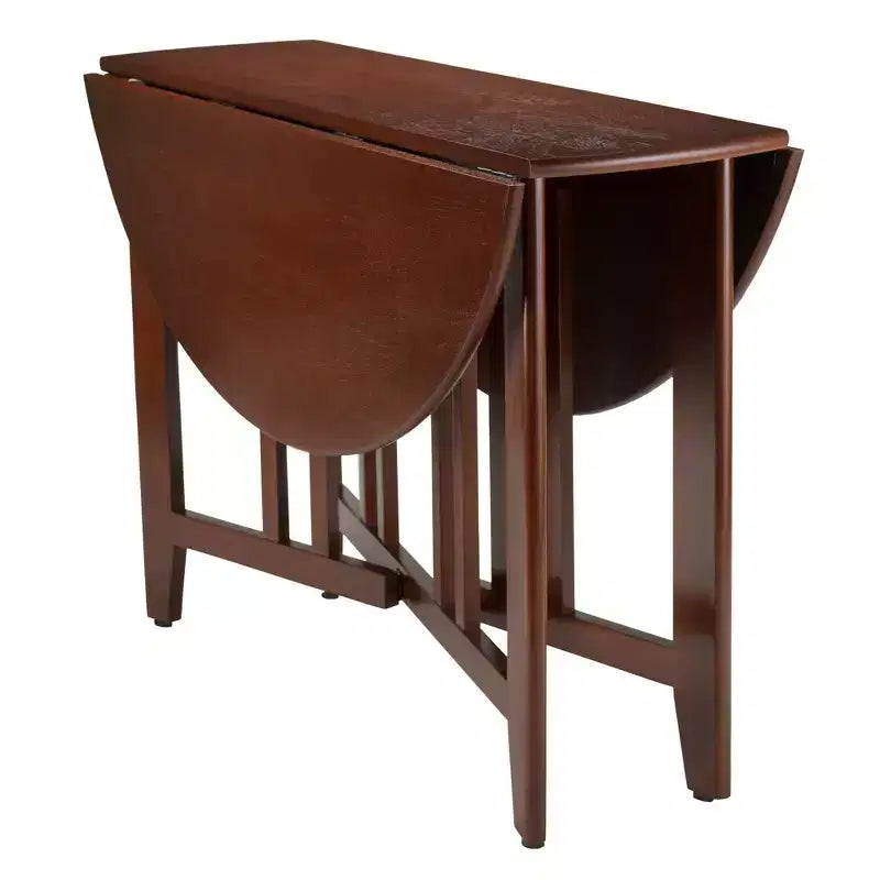 Ensemble de salle à manger rond 3 pièces Alamo avec 2 chaises à dossier échelle en bois/rouge - Winsome