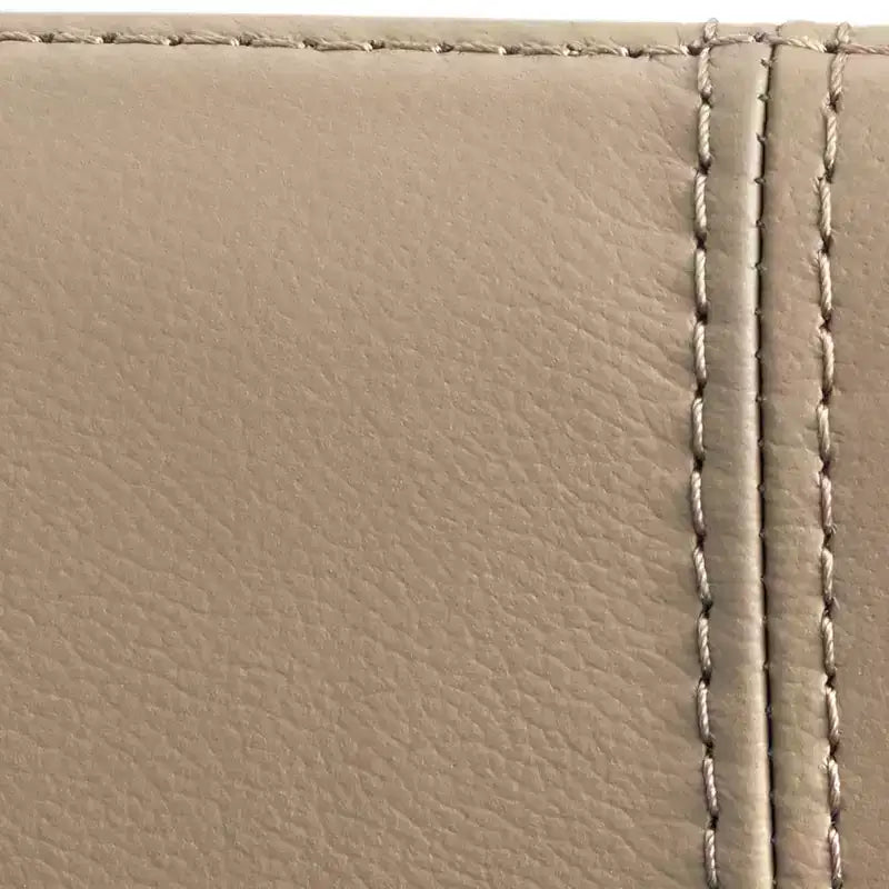 Lifestorey Ensemble de salle à manger 5 pièces Valissa moderne avec chaises en cuir Noyer/Gris-taupe