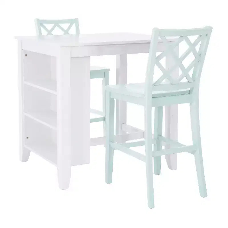 Powell 3pc Shelby Counter Height Dining Set Mint