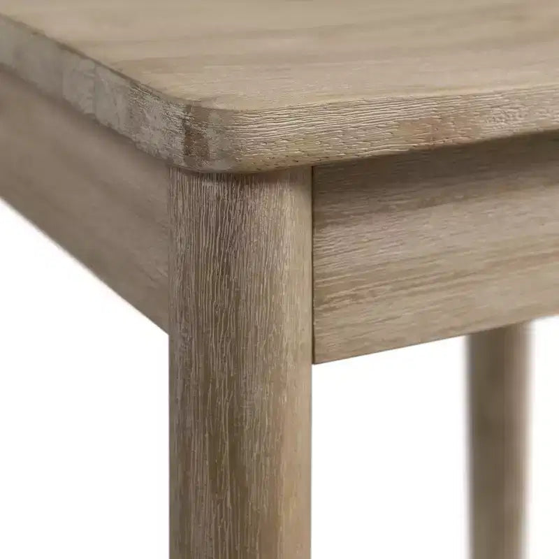 Ensemble de salle à manger 5 pièces ronde Keaton hauteur standard avec 4 chaises Beach - Picket House Furnishings : design rustique à piédestal