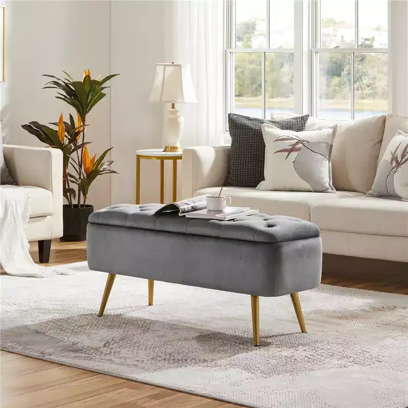 Banc moderne avec rangement