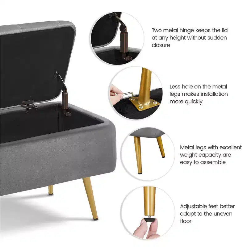 Banc moderne avec rangement