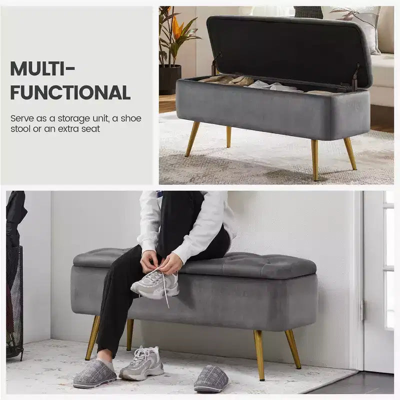 Banc moderne avec rangement