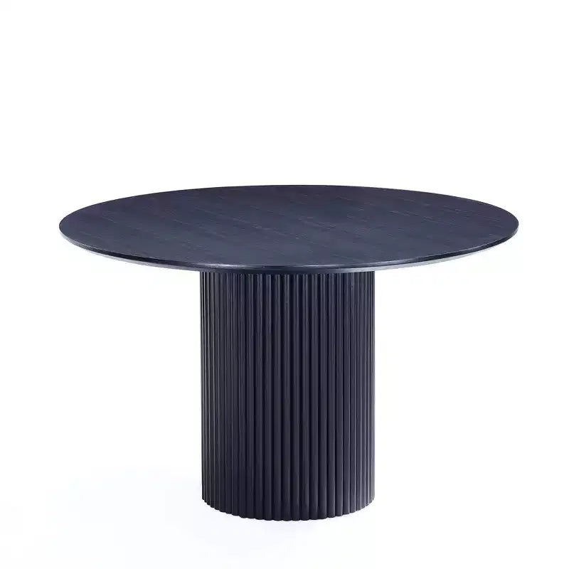 Manhattan Comfort – Ensemble repas rond Hathaway and Flor 5 pièces de 120 cm