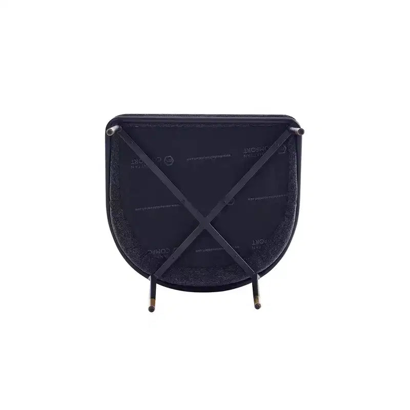 Manhattan Comfort – Ensemble repas rond Hathaway and Flor 5 pièces de 120 cm