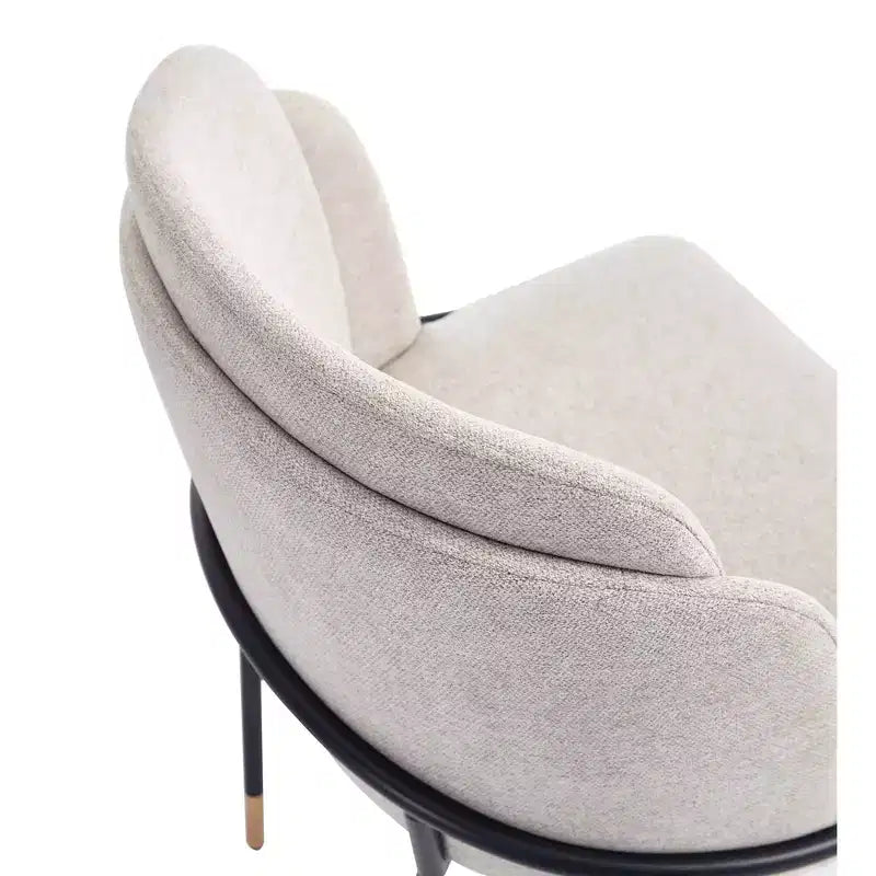 Manhattan Comfort – Ensemble repas rond Hathaway and Flor 5 pièces de 120 cm
