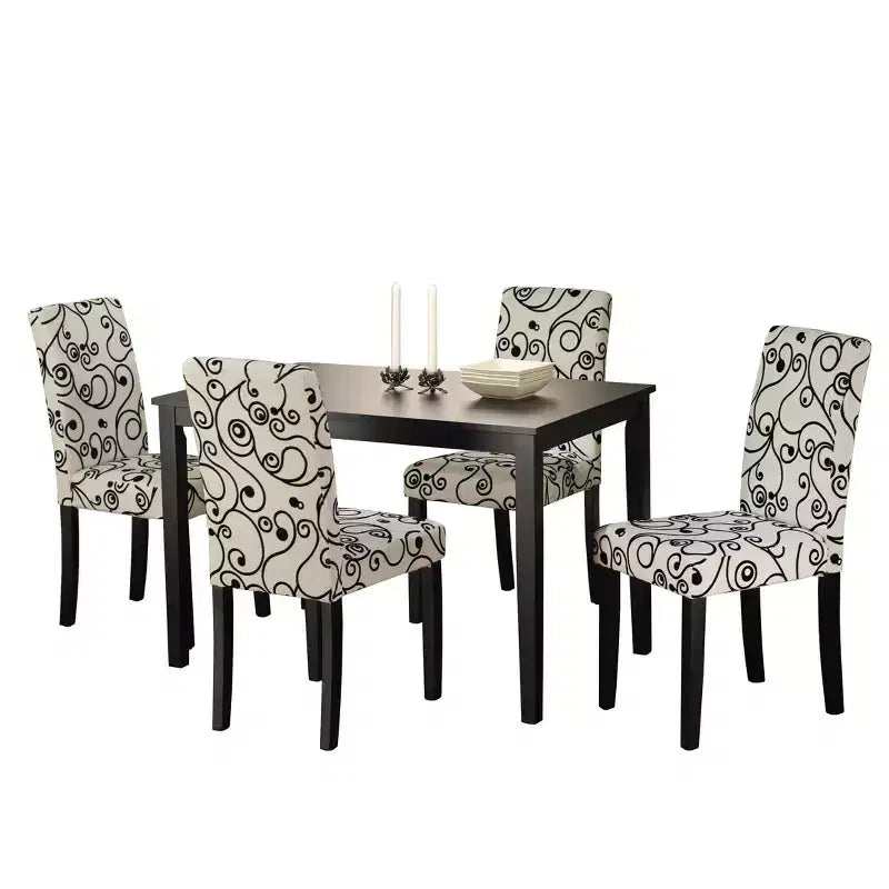 5Pc Elly Sophia Parson Dining Set - Buylateral