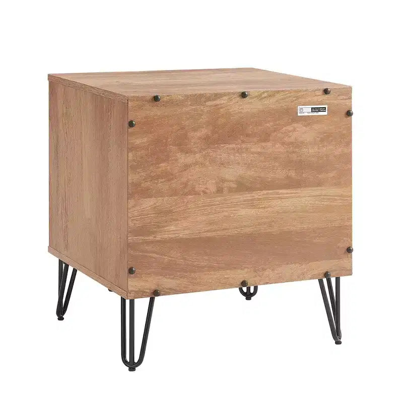 Ensemble commode 3 tiroirs et table de chevet 1 tiroir moderne Manhattan Comfort Dumbo 2 pièces