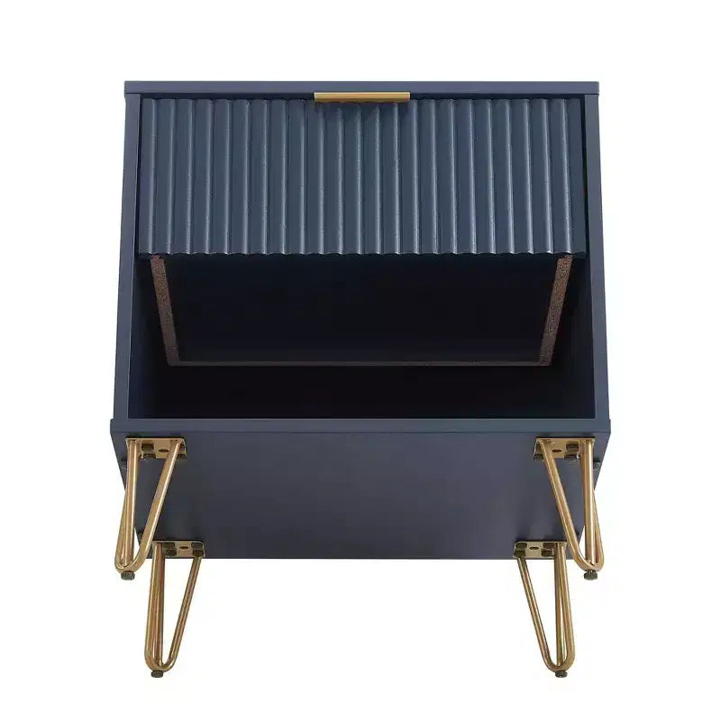 Ensemble commode 3 tiroirs et table de chevet 1 tiroir moderne Manhattan Comfort Dumbo 2 pièces