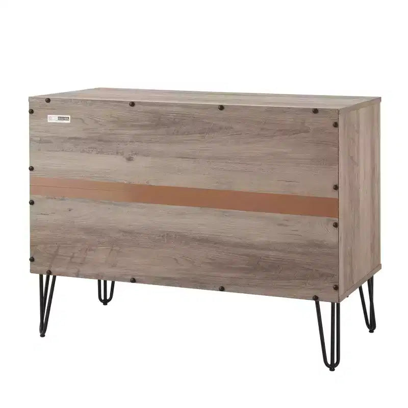 Ensemble commode 3 tiroirs et table de chevet 1 tiroir moderne Manhattan Comfort Dumbo 2 pièces