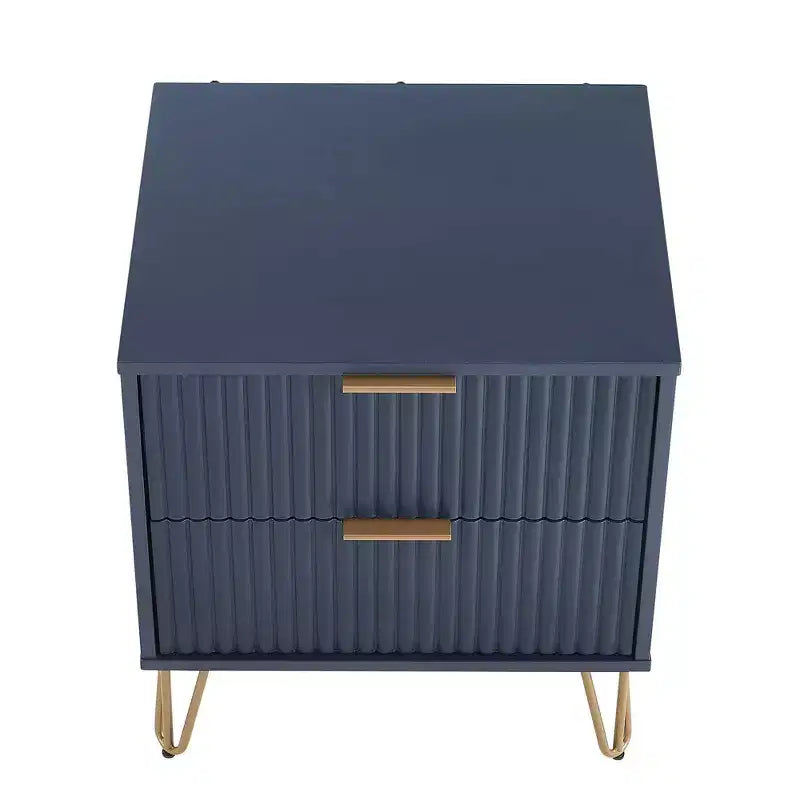 Ensemble commode 5 tiroirs, commode 3 tiroirs et table de chevet Manhattan Comfort Dumbo 3 pièces