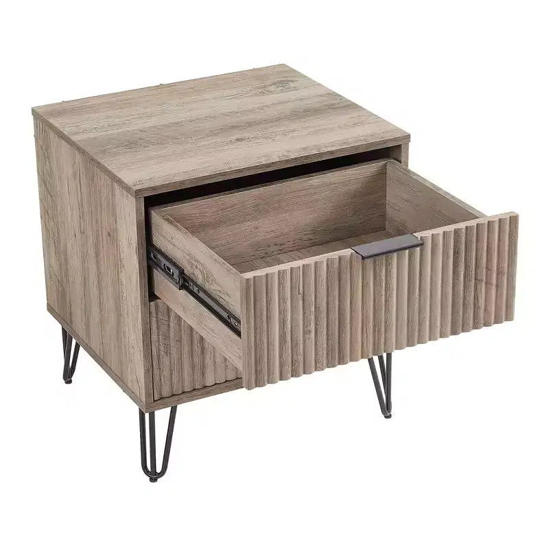 Ensemble commode 5 tiroirs, commode 3 tiroirs et table de chevet Manhattan Comfort Dumbo 3 pièces