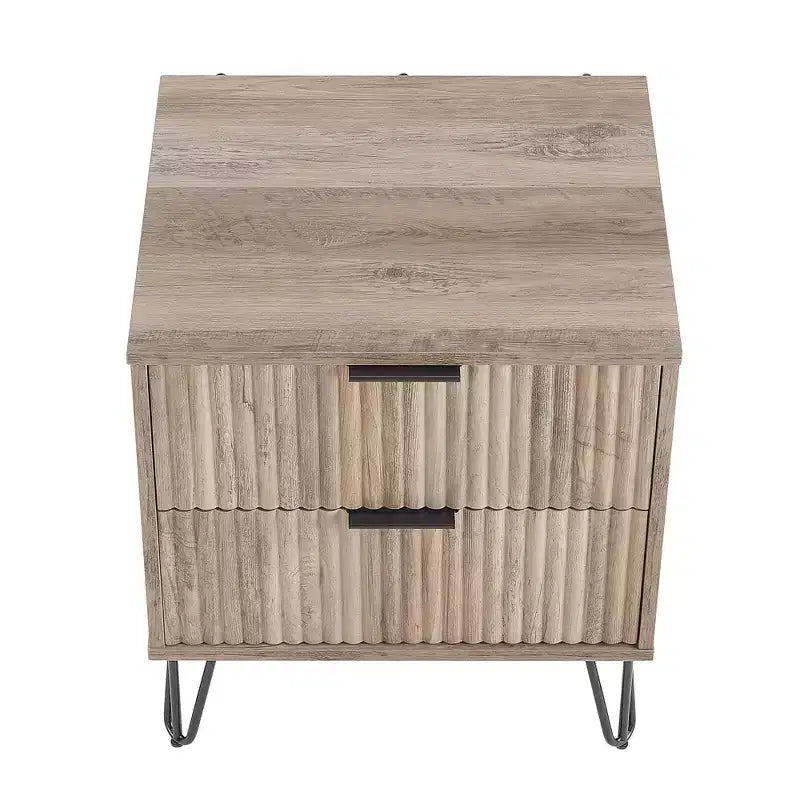 Ensemble commode 5 tiroirs, commode 3 tiroirs et table de chevet Manhattan Comfort Dumbo 3 pièces