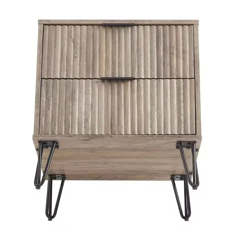Ensemble commode 5 tiroirs, commode 3 tiroirs et table de chevet Manhattan Comfort Dumbo 3 pièces