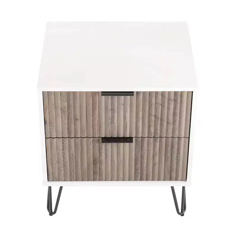 Ensemble commode 5 tiroirs, commode 3 tiroirs et table de chevet Manhattan Comfort Dumbo 3 pièces
