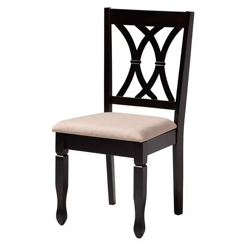 Baxton Studio Aggie, ensemble de 5 meubles de salle à manger modernes en bois