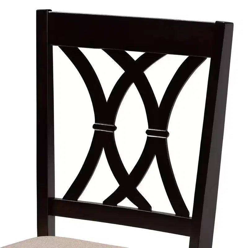 Baxton Studio Aggie, ensemble de 5 meubles de salle à manger modernes en bois