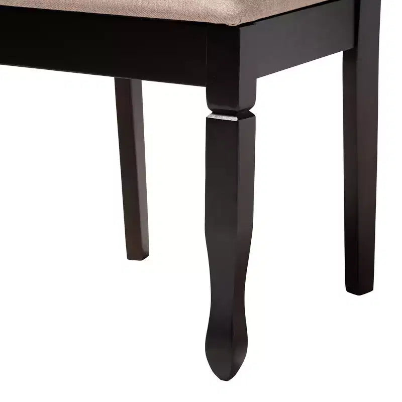 Baxton Studio Aggie, ensemble de 5 meubles de salle à manger modernes en bois